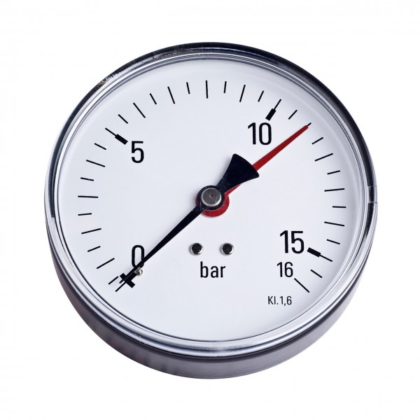 Manometer Dampfdruck 0-16 bar